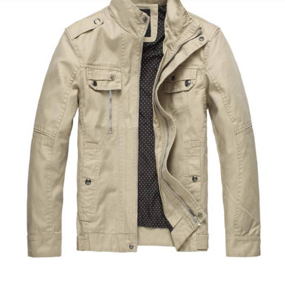 Stylish Beige Jacket wantdo size small